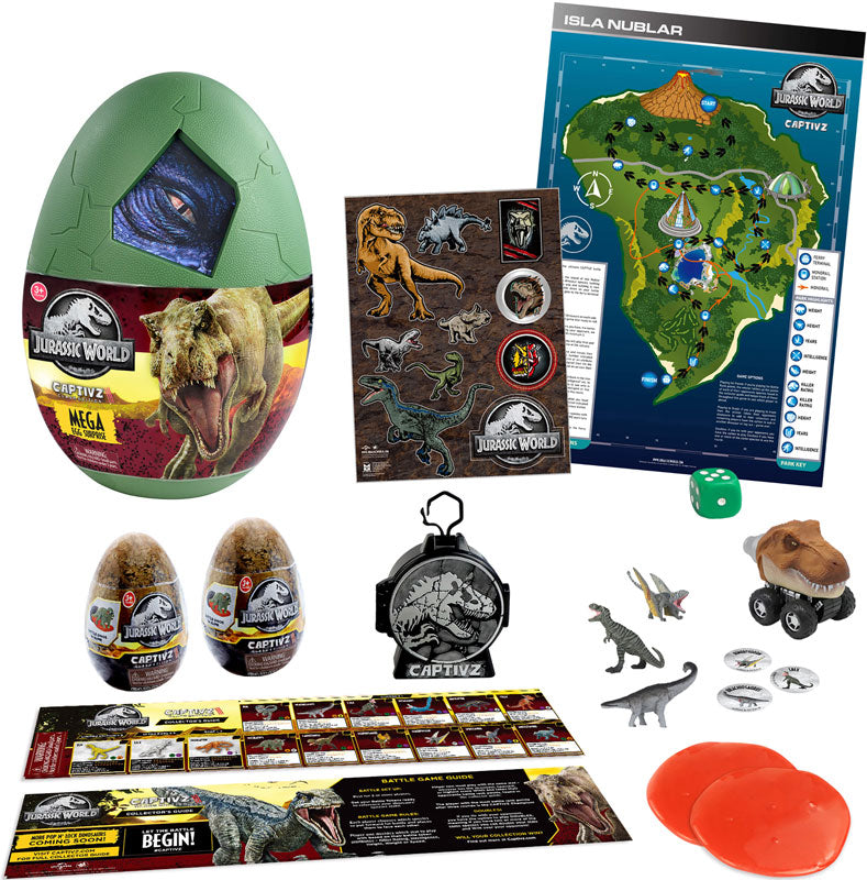 Jurassic World Captivz Clash Edition Mega Egg
