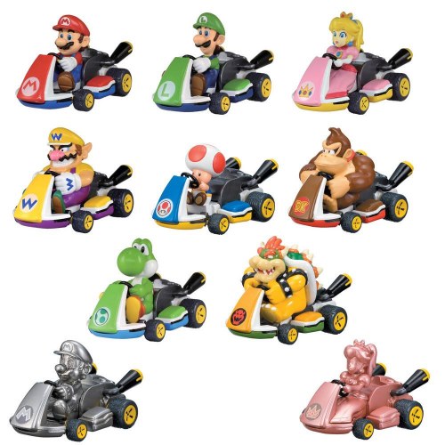 Mario Kart Pull Back Figure