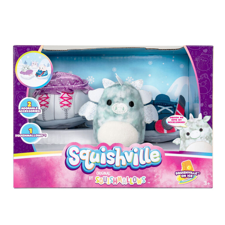 Squishville Plush Accessory set - Squishville on Ice
