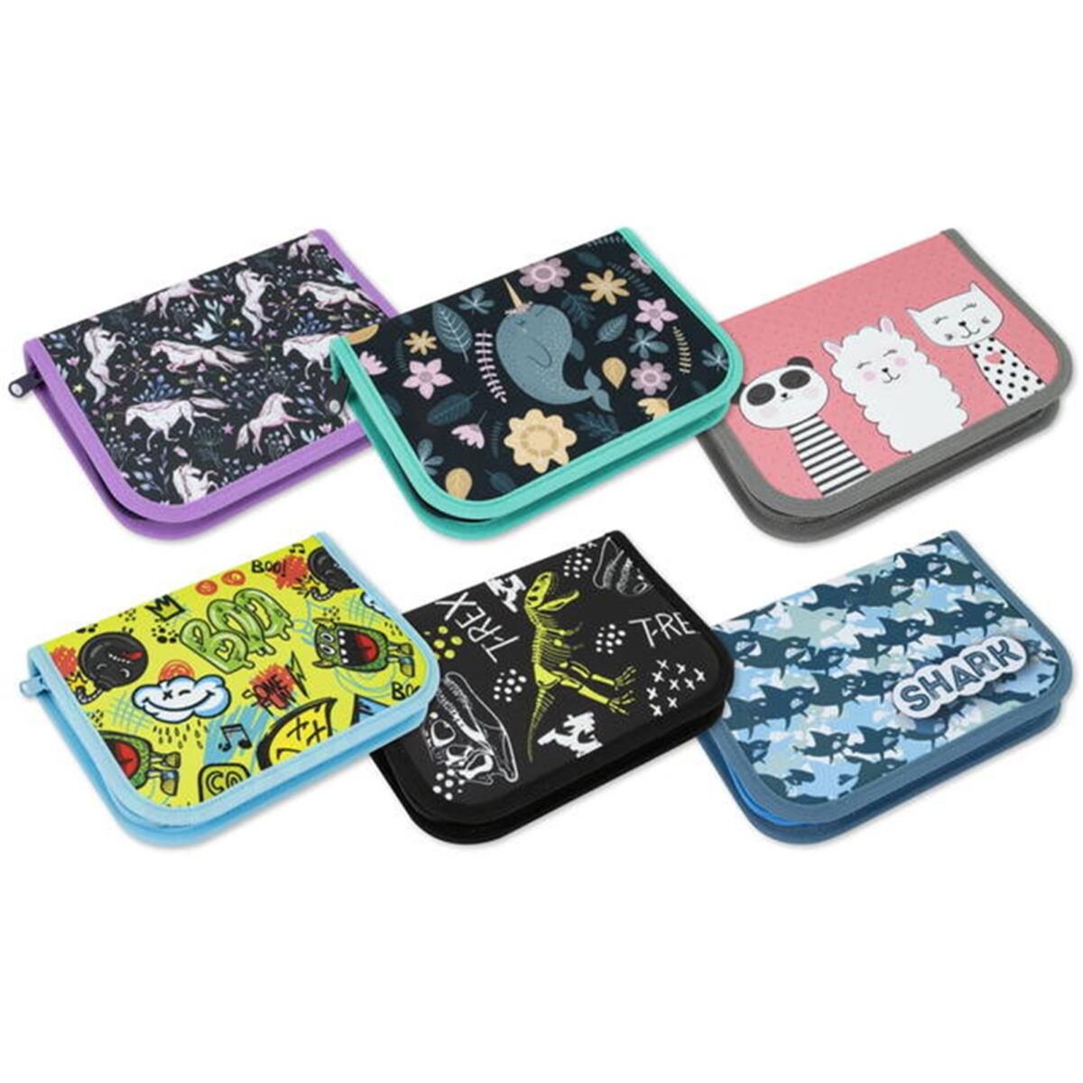 STYLEX student pencil case motifs filled 22 pieces