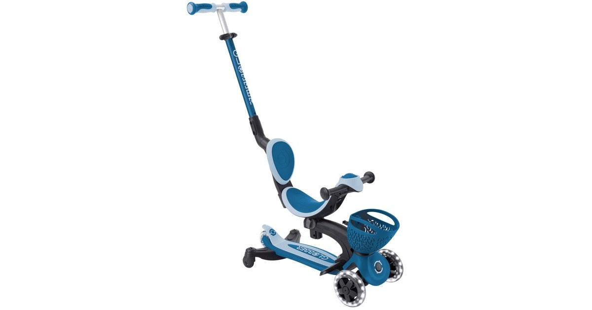 Globber Scooter Go.Up Baby Led Lights 360 - Petrol Blue
