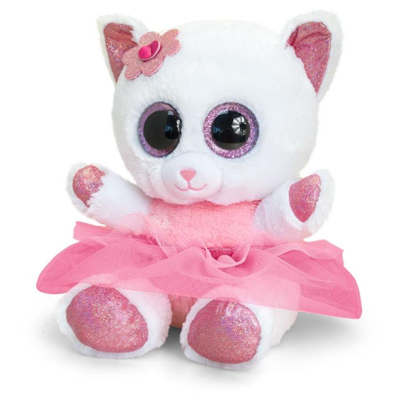 Keel Toys Animotsu Ballerina Unicorn Daisy in Tutu 25cm Soft Toy Pink White