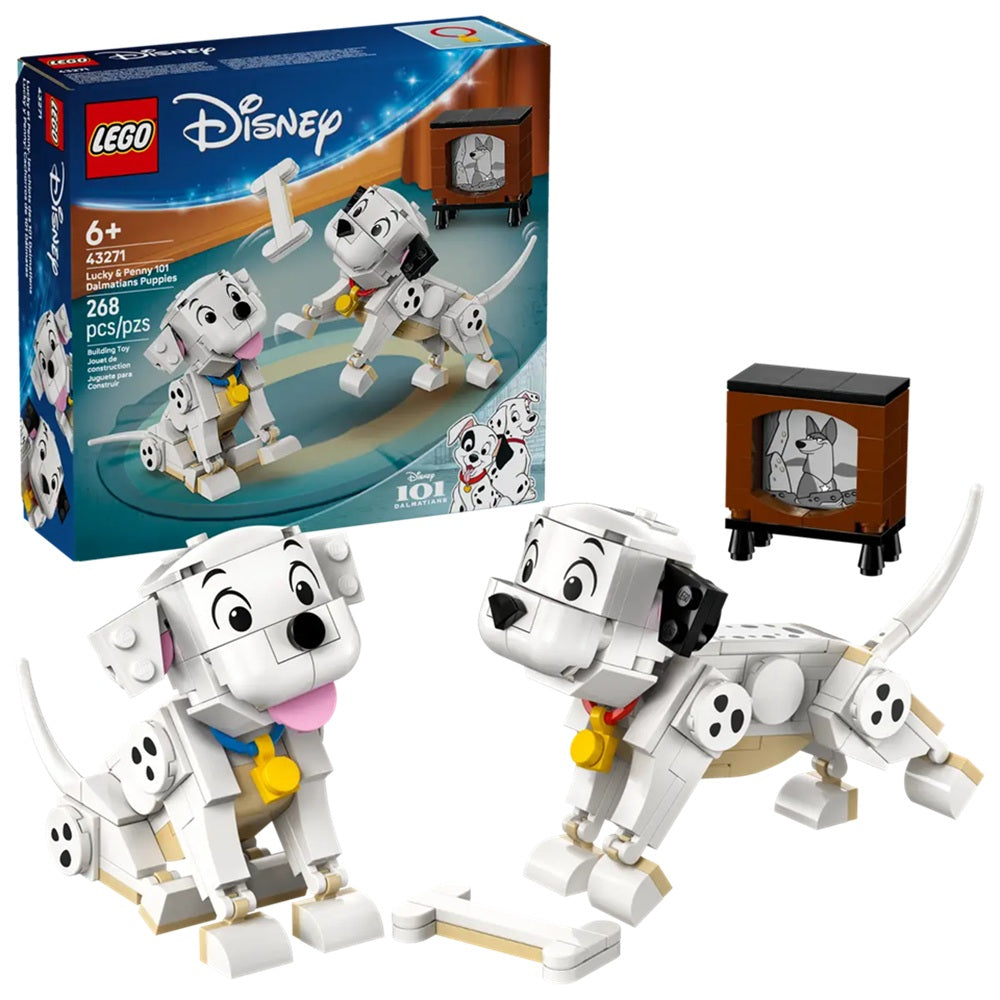 Lego Disney 43271 Lucky And Penny 101 Dalmatians Puppies