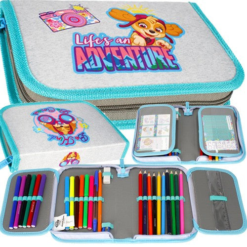 Double Flap Pencil Case With Skye Paw Patrol Starpak Accessories