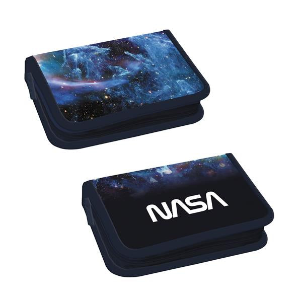 Nasa Single Extendable Pencil Case 1 Zipper 2 Flaps