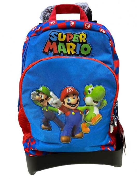 Super Mario Detachable Trolley Backpack