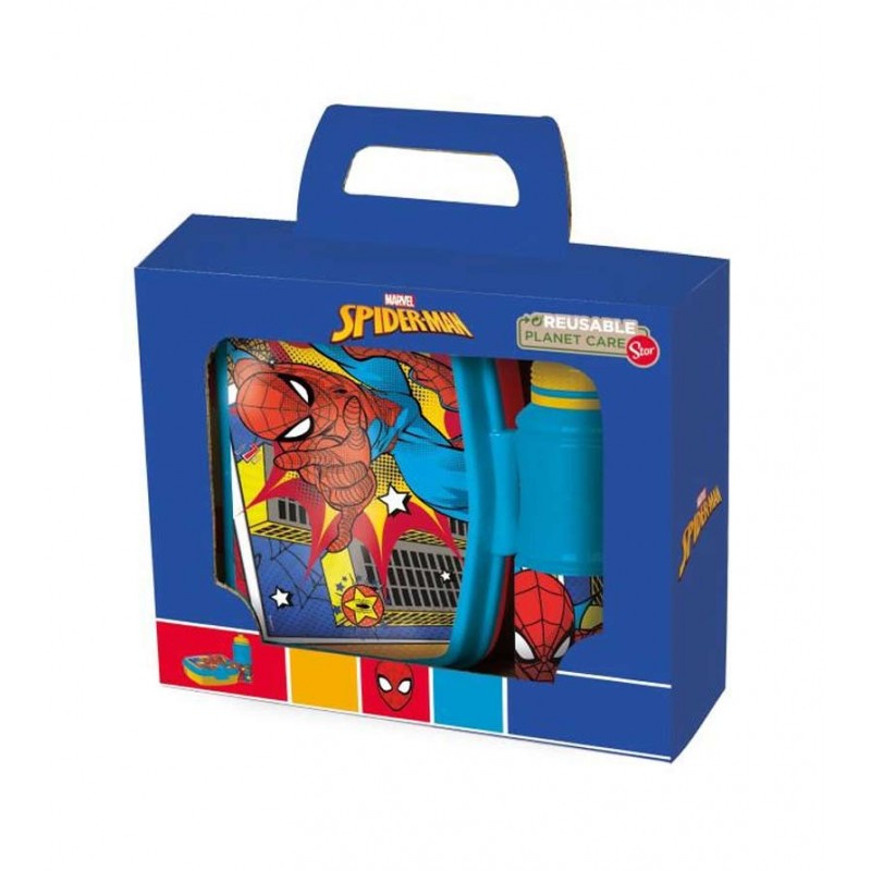Spider-Man Lunch Box And Bottle Set