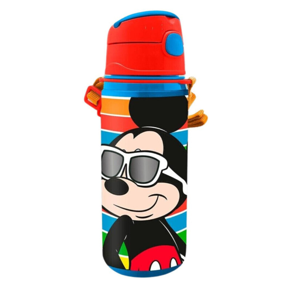 Disney Mickey Aluminium Bottle with Strap 600ml