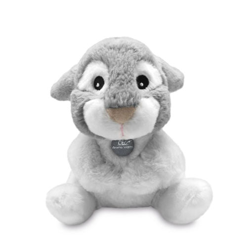 Aroma Warm Grey Bunny Thermal Plush