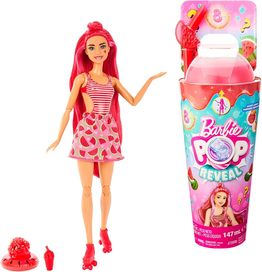 Barbie Pop Reveal Fruit Series Watermelon Crush