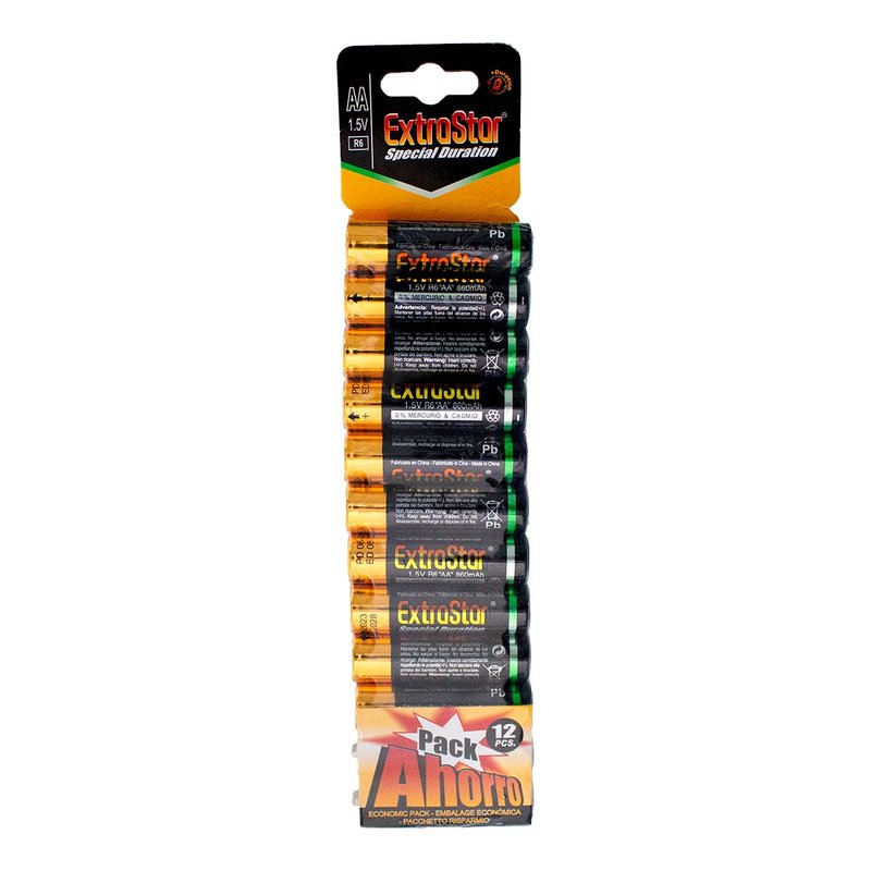 ExtraStar AAA Batteries 12-Pack