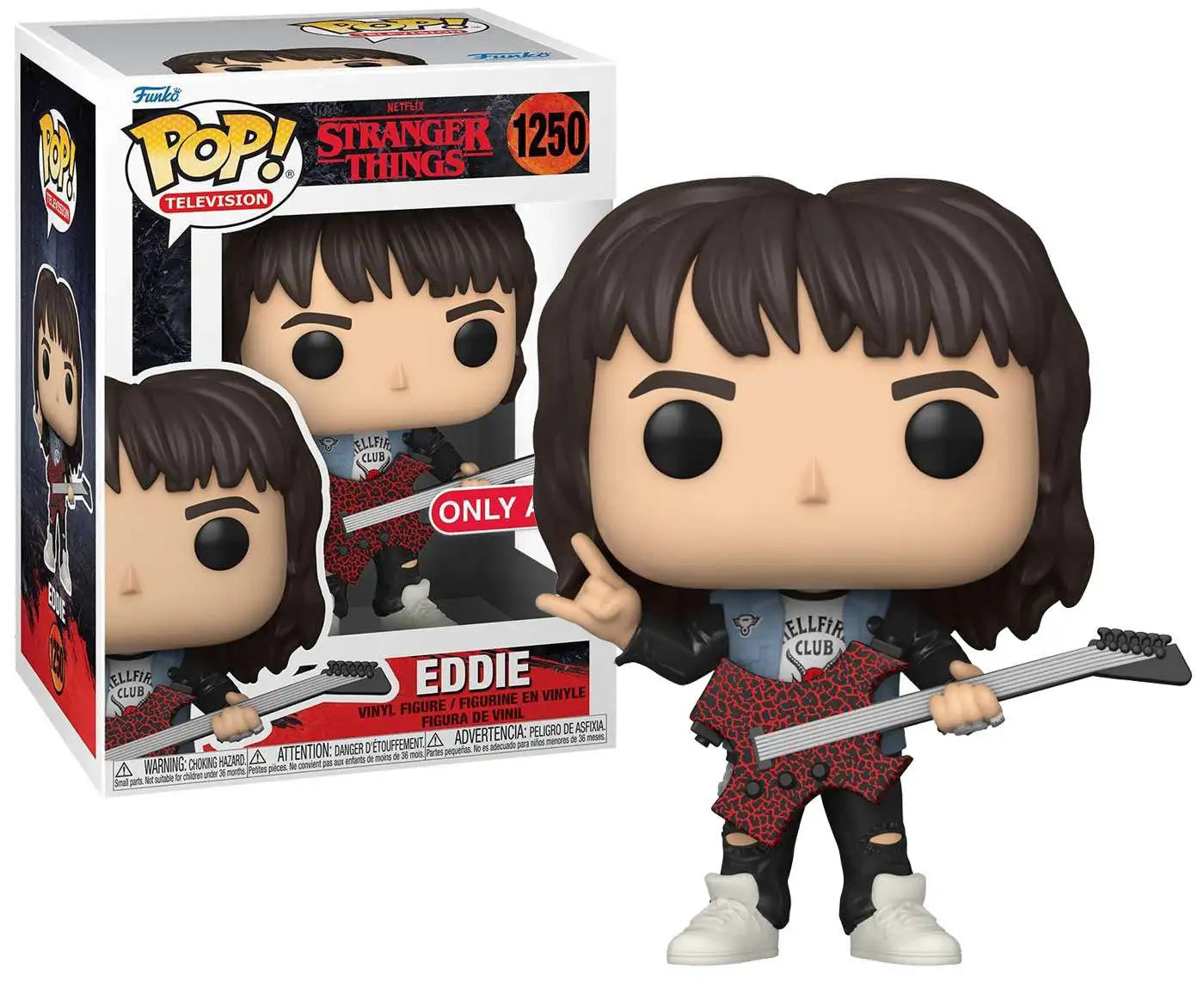 Funko Pop! 1250 Stranger Things Eddie Exclusive