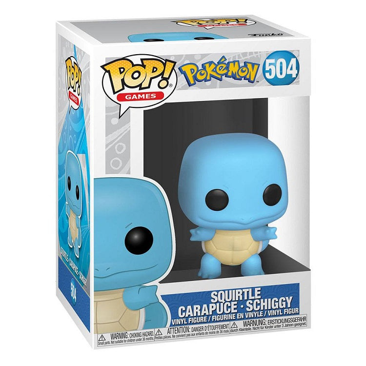 FUNKO POP 504 Pokemon - Squirtle Carapuce Schiggy
