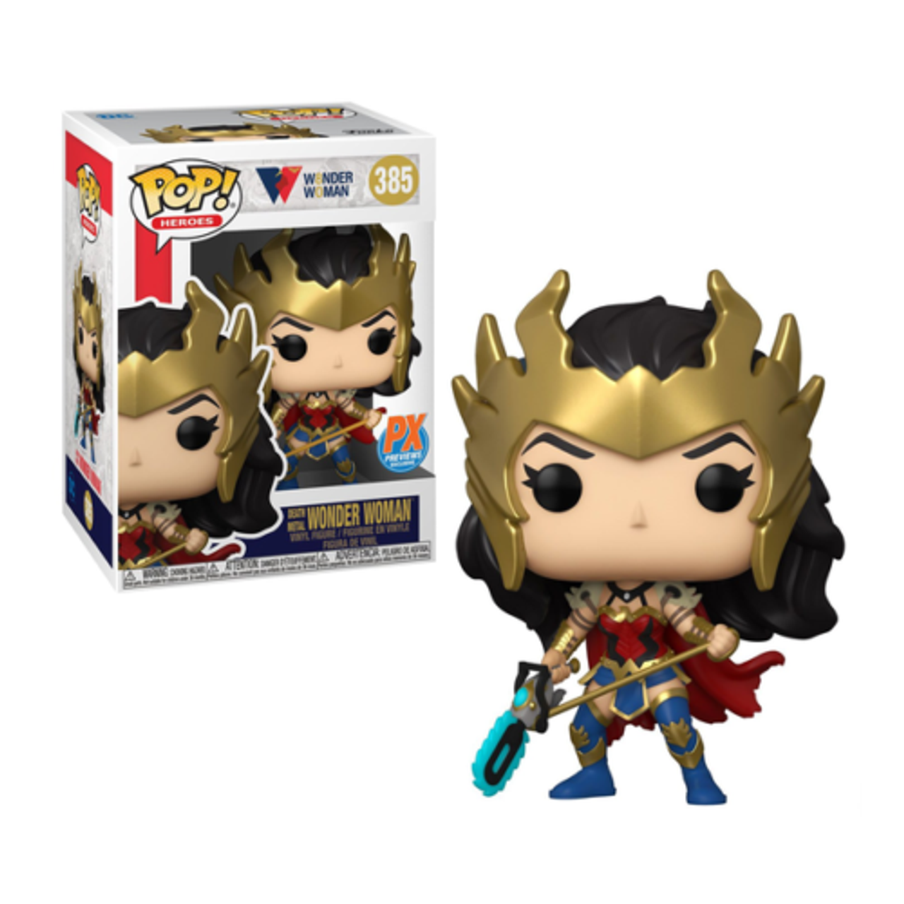 Funko POP! 385 Wonder Woman 80th Death Metal Special Edition