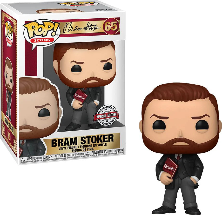Funko POP! Exclusive 65 Bram Stoker with Book
