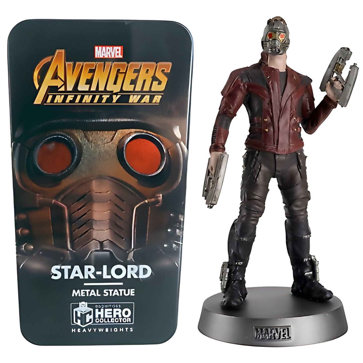 HC Marvel Comic Heavyweights Star Lord Metal Statue 11x21cm