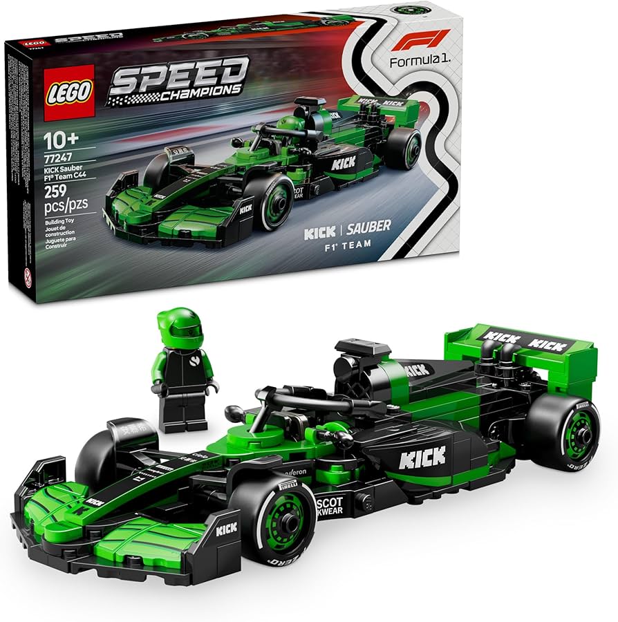 LEGO 77247 Speed Champions KICK Sauber F1 Team C44 Race Car