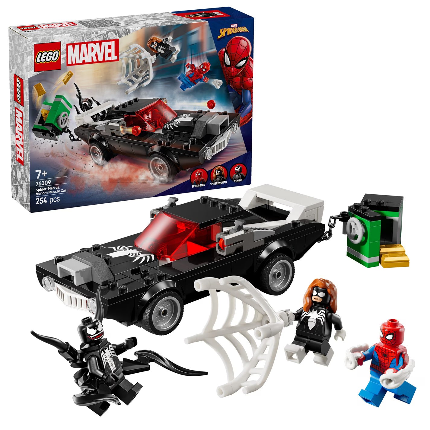 LEGO Marvel 76309 Spider-Man vs. Venom Muscle Car