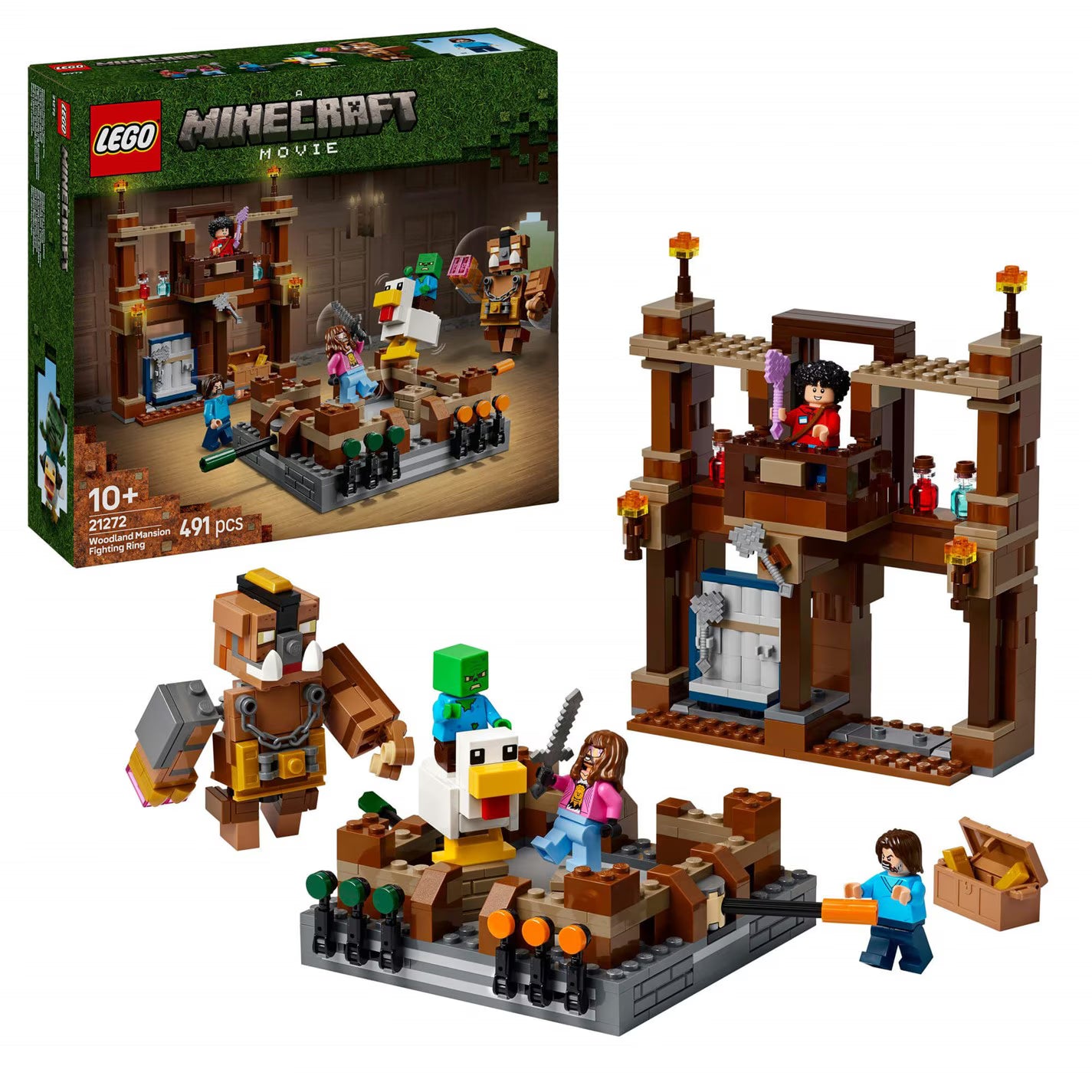 LEGO Minecraft 21272 Woodland Mansion Fighting Ring
