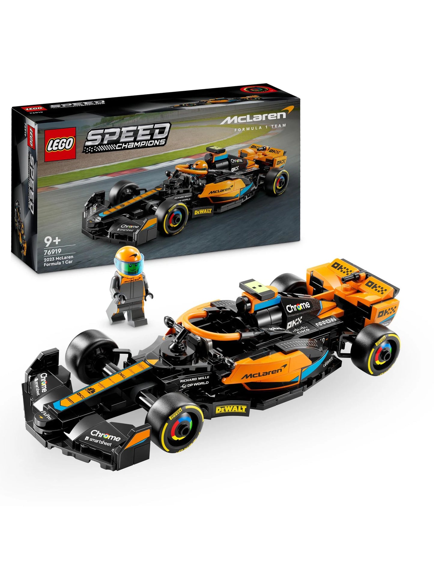 LEGO Speed Champions 76919 2023 McLaren Formula 1 Race Car