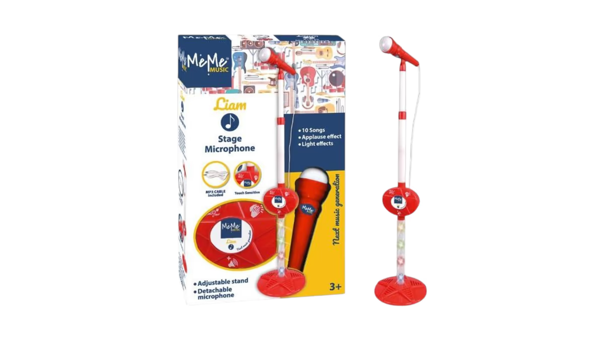 Liam MP3 Stage Microphone Red