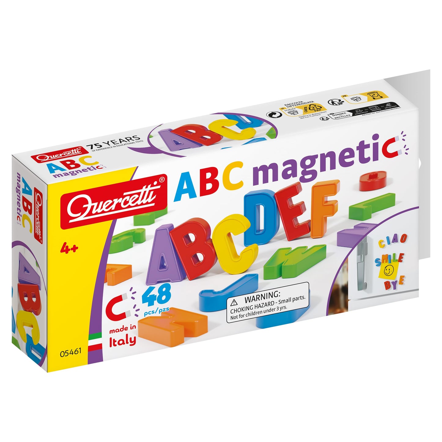Magnetic Letters Upper-Case 48 PCS