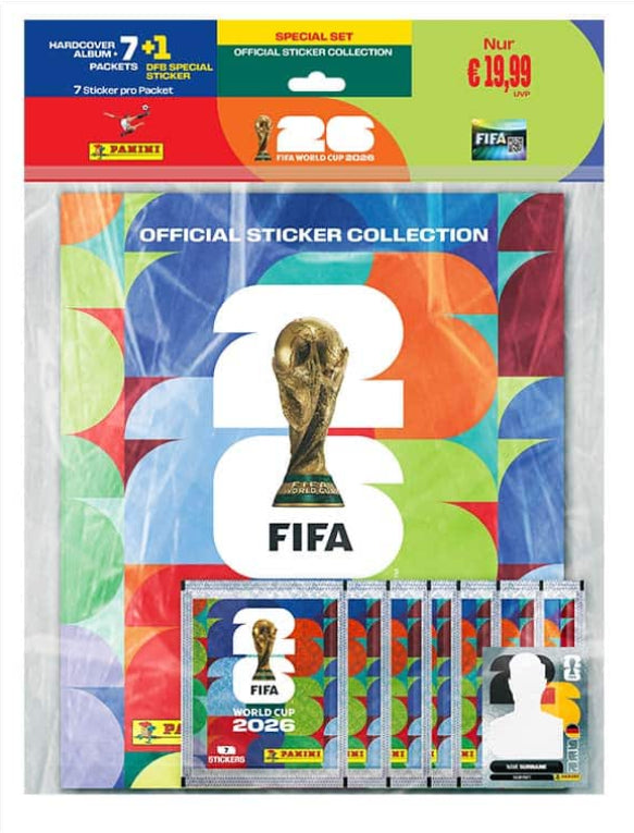 Panini FIFA World Cup 2026 Hardcover Sticker Album Starter Set