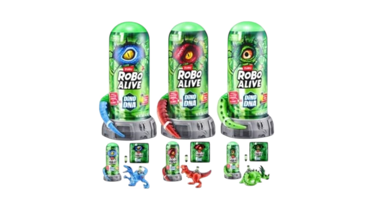 Robo Alive Dna Dino Play Set In Tube