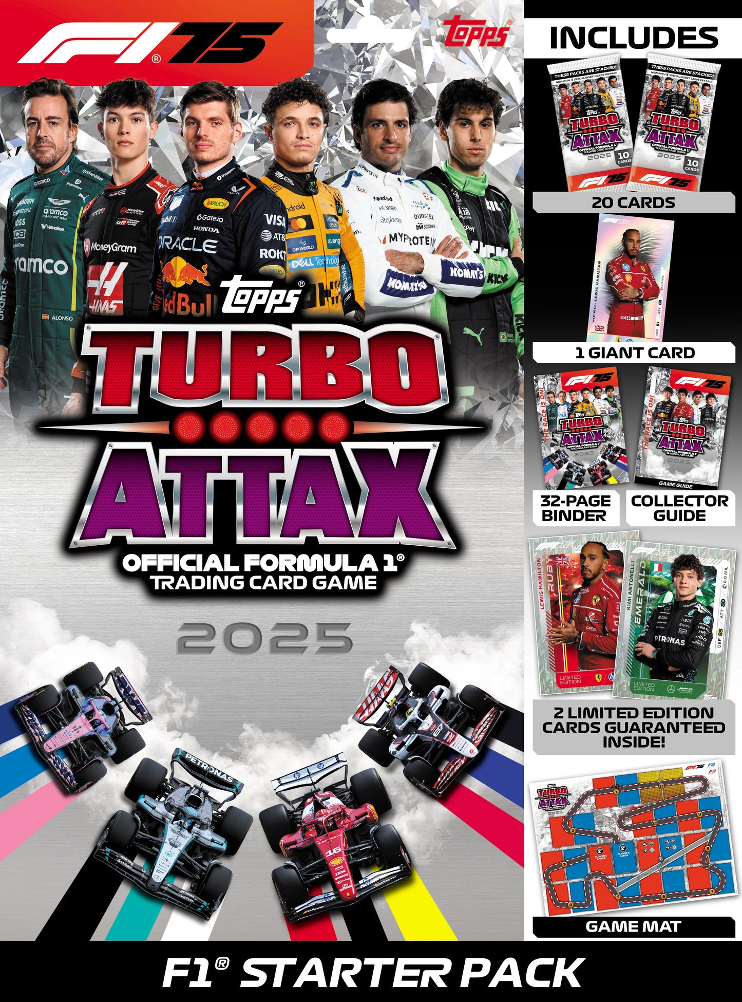 Topps Turbo Attax Formula 1 2025 Starterpack