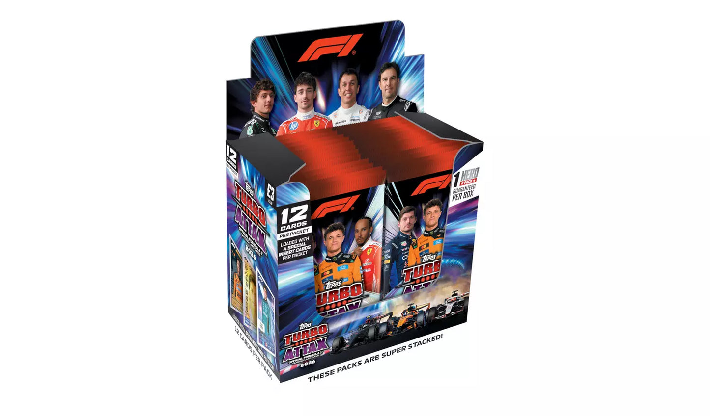 Topps Turbo Attax Formula 1 2026 Booster Box