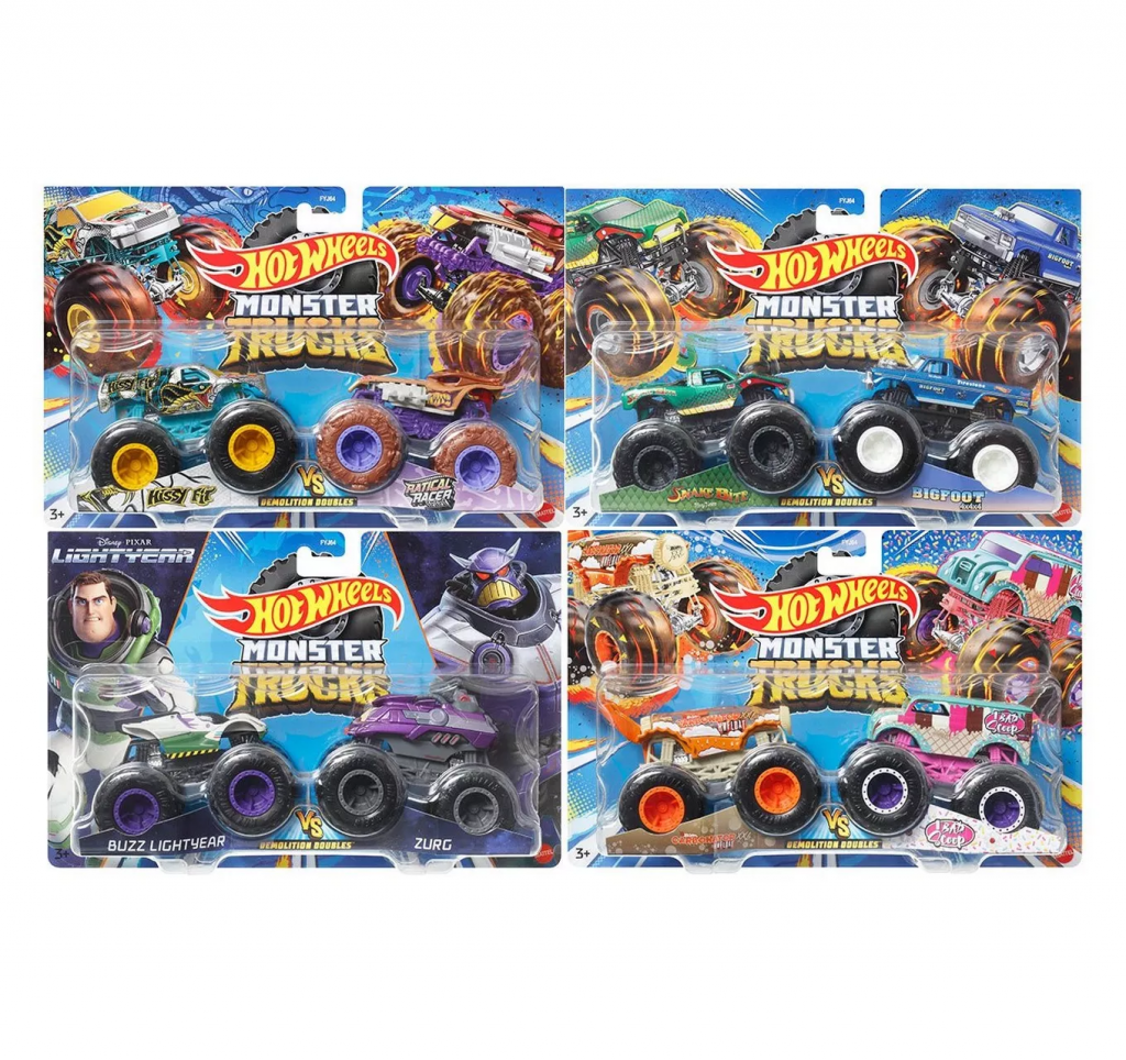 HOT WHEELS MONSTER TRUCKS 2 PACK