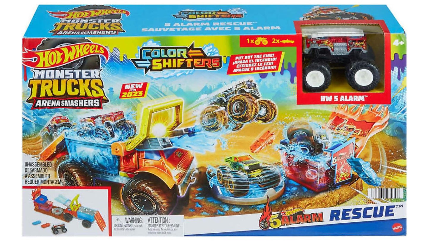 Hot Wheels Monster Trucks Arena Waster Blast Smash