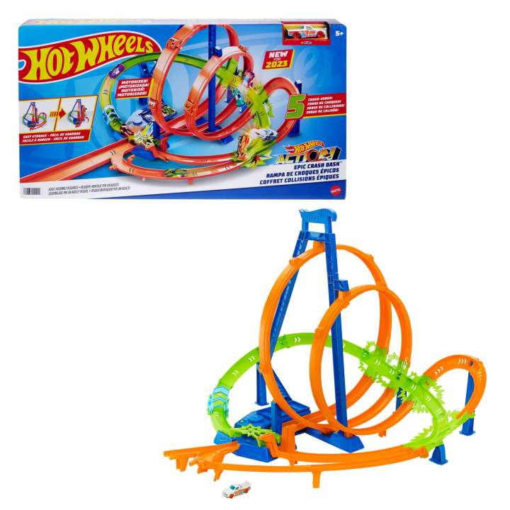Hot Wheels Epic Crash Dash Playset