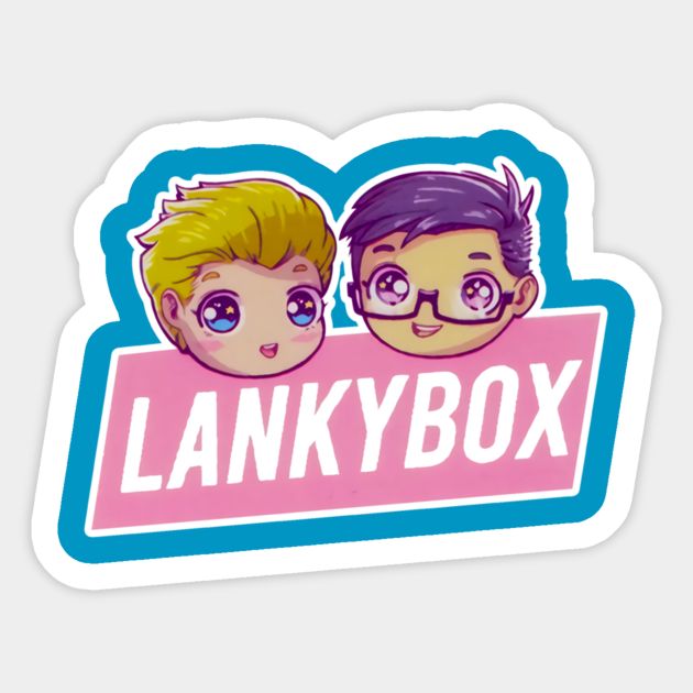 LankyBox logo featuring bold, colorful text – official branding of the popular YouTube toy duo Boxy and Foxy