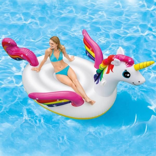 Unicorn Ride On Inflatable 287 X 193 X 165 Cm