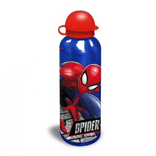 Spiderman Royal Blue Aluminium Bottle 500ml