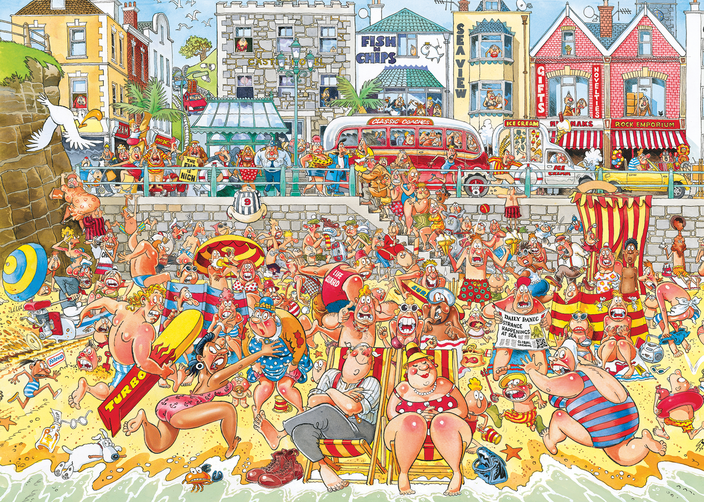 Wasgij Retro Original 8 - High Tide! 1000 pcs Puzzle