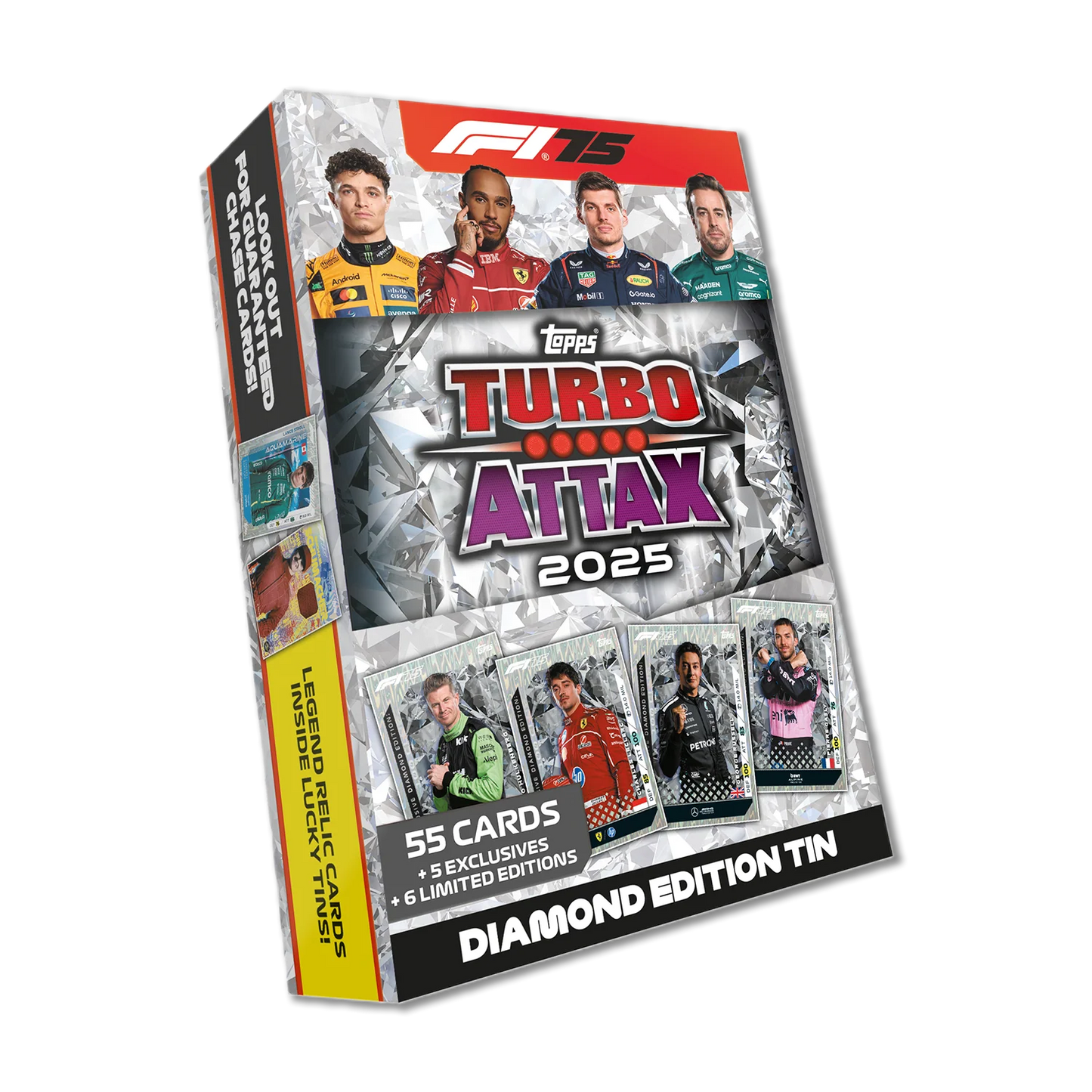 Topps Turbo Attax Formula 1 2025 Mega Tin Diamond Edition