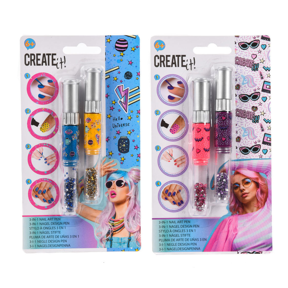 Create It Nail Design Marker Set 3 in 1