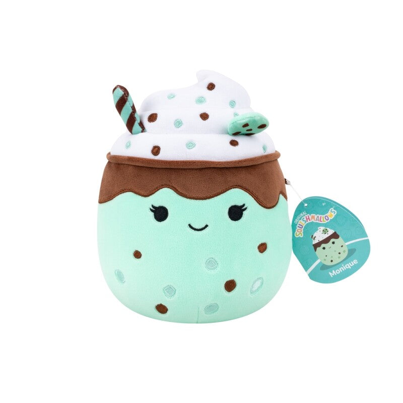 Squishmallows Original 7.5-Inch Monique the Mint Chocolate Chip Milkshake
