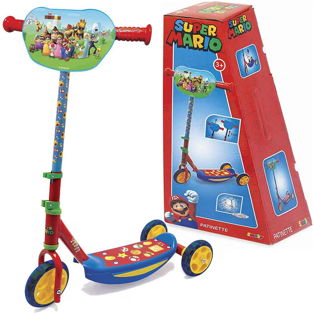 Smoby Super Mario 3-Wheel Children's Scooter