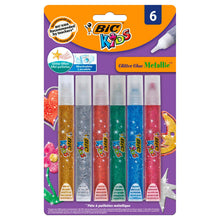 Box of 6 Metallic Glitter Glue