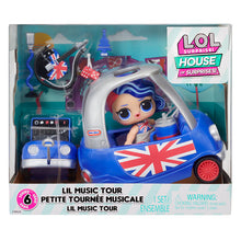 LOL Surprise OMG House of Surprises Lil Music Tour Playset with Cheeky Babe Collectible Doll
