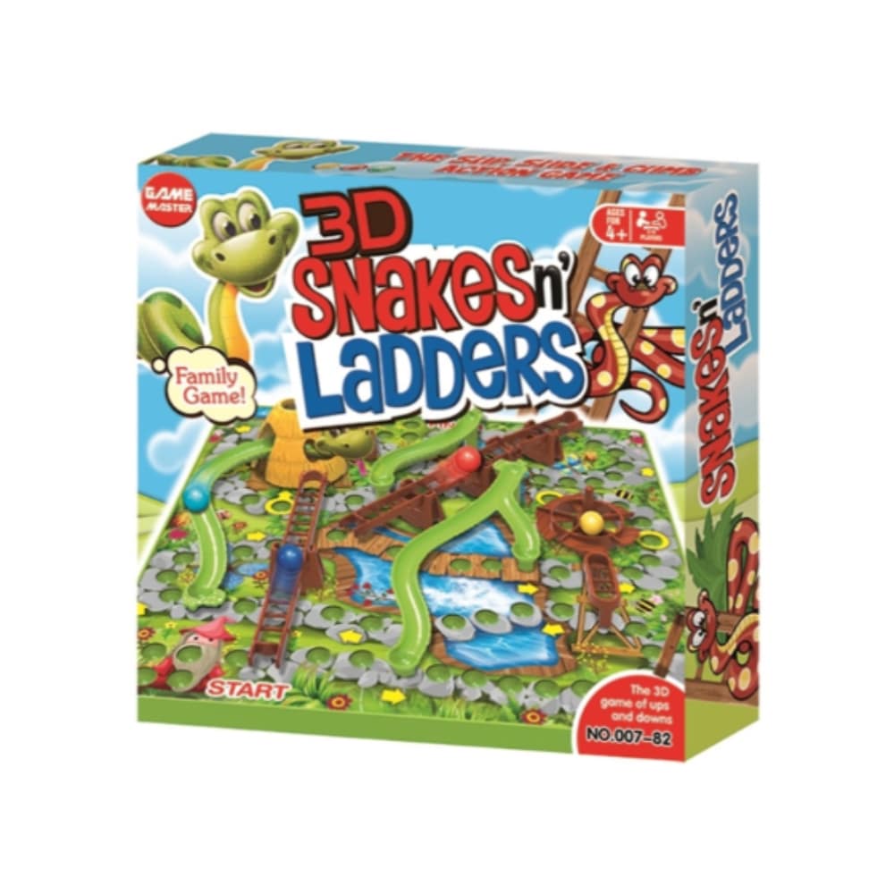 3D Snakes and Ladders