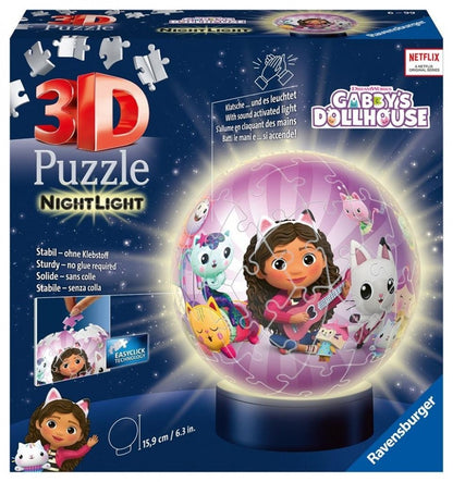 Puzzle 3D With Light Gabbys Dollhouse