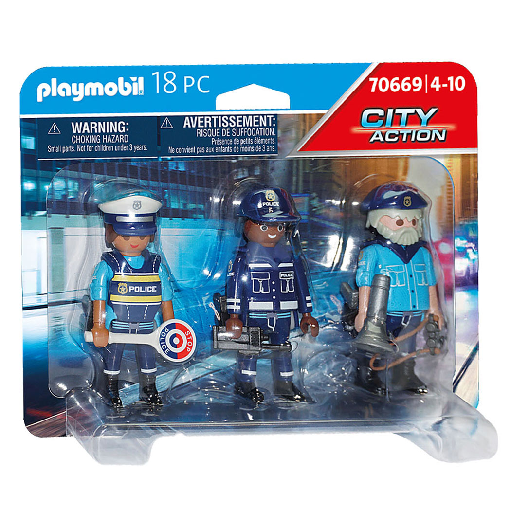 City Action Figure Set Police