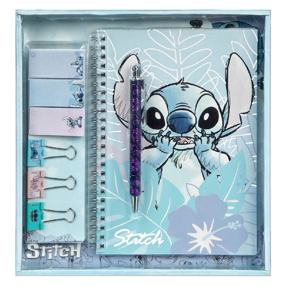 Disney Stitch Watercolor Gift Box Stationery Set