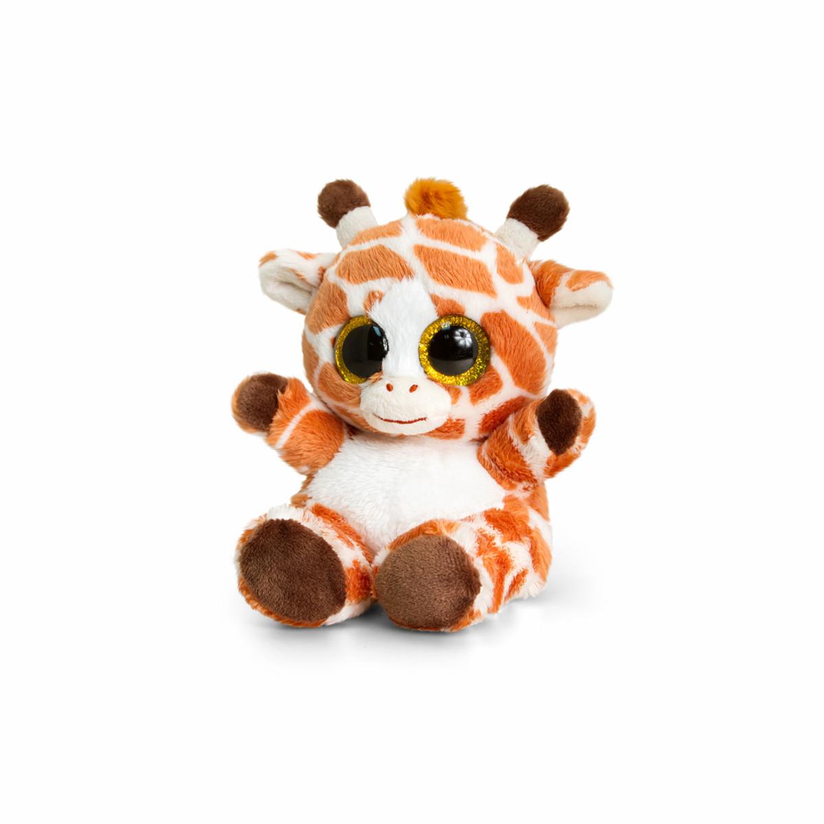 Keel Toys Animotsu 15cm Giraffe Beanie Cuddly Soft Toy Plush