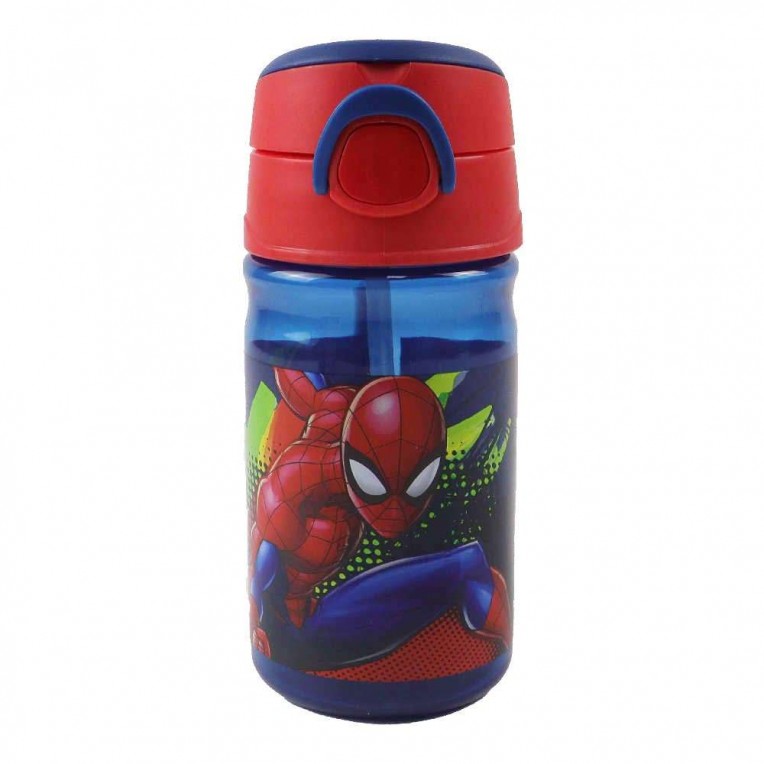 Spiderman Plastic Bottle with Strap 350ml