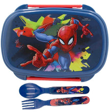 Spiderman Sandwich Box & Cutlery Set